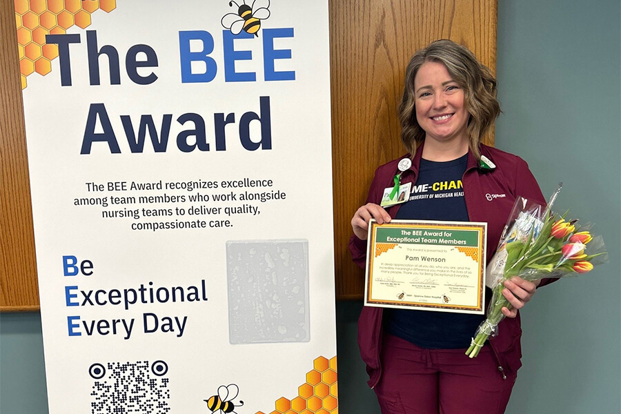 UM Health-Sparrow Eaton BEE Award - Pam Wenson - June 2024