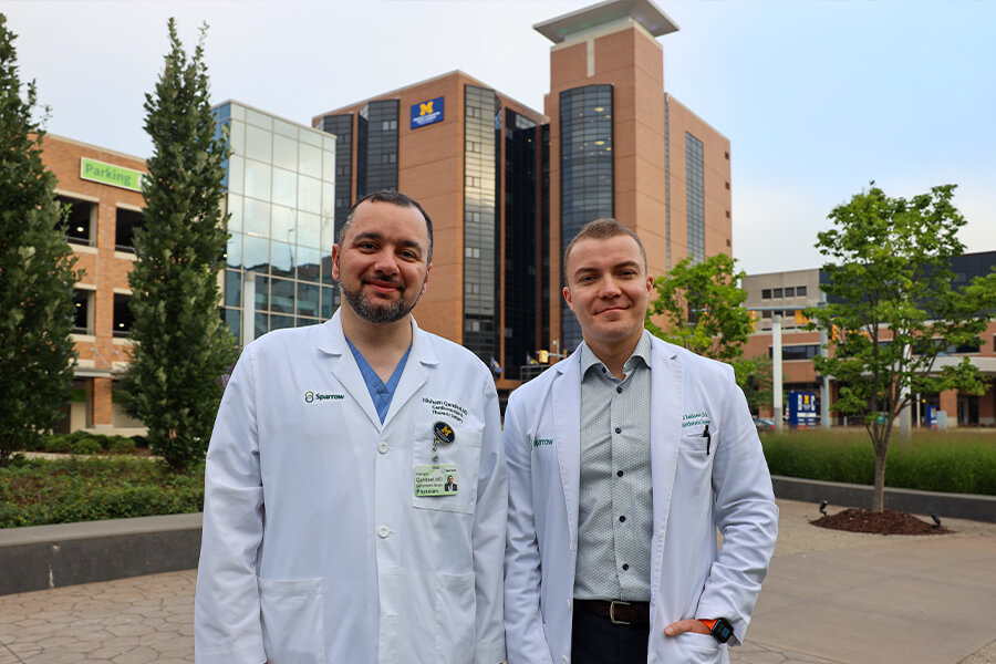 Cardiothoracic Surgeons Hisham Qandeel, M.D., and Kirill Zakharov, D.O. - July 2024