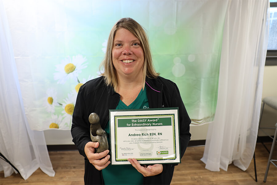 DAISY Award Winner Andrea Rich, BSN, RN - Clinton October 2024