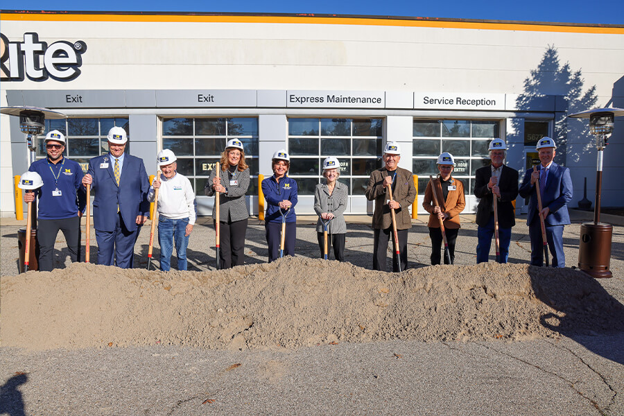 Ground Breaking at Grand Ledge Health Care Center - November 2024