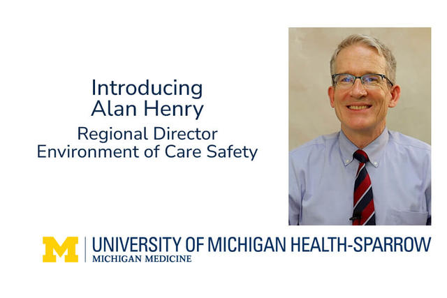 Introducing Alan Henry Regional Director Environment of Care Safety