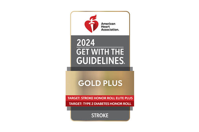 American Heart Association 2024 Recognition - Stroke Care Type 2 Diabetes