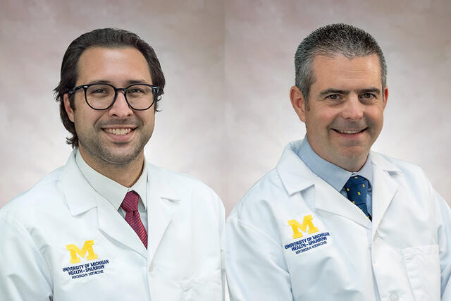 New radiation oncologists Drs Chapman and Fugazzi 